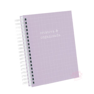 Caderno Organizada & Criativa Roxo